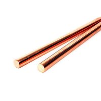 Copper Rod 3/16" Diameter 6" long Pin Stock for knife handle material, bolsters, metal craft & metal working hobbies, Set of 2 Pieces