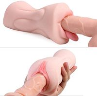 WANGDADA Men Adult Toys for Manual Control Male Mastubration Cup 2 in 1 Artificial Real Pussy Soft Male Air-Sucking Toys for Him Sexy Underwear Toys for Men T-Shirt