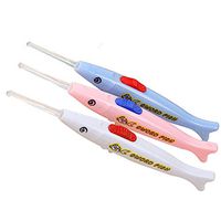 Sealive 3 pcs Earwax Remover Tool Ear Cleaner with LED Flash Light for Baby Kids Pets,Toddler Ear Wax Removal Flashlight Earpick Baby Care Curette Hole Spoon (Random Color)