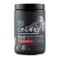 Gnarly Nutrition, BCAA Pre and Post Workout Supplement to Reduce Muscle Soreness, Caffeinated, Fruit Punch (30 Servings)