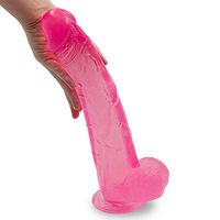 (12.6" Long, 2.2" Wide) Huge Personal Manual Massage Wand Big Body Massage Wand Box Package (Pink Color)