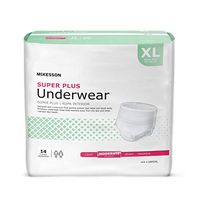 McKesson StayDry Regular Underwear (McKesson StayDry Regular Underwear, Extra Large (56 pcs))
