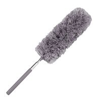 KaiDee Microfiber Cleaning Duster, Soft Microfiber Duster Brush Dust Cleaner, Can Not Lose Hair Static Anti Dusting Brush Home Air-condition Car Furniture Cleaning (Black)