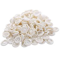 Xinqueen Disposable Latex Rubber Anti-Static Protective Fingertip Sleeves Cover Finger Cots 200 Pcs