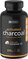 Coconut Activated Charcoal Infused with Organic Coconut Oil ~ Non-GMO & Gluten Free (30 Mess-Free softgels)