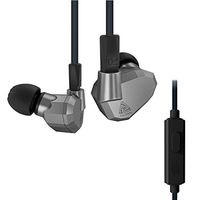 KZ ZS5 Dual Dynamic and Dual Armature 2DD+2BA Hifi In Ear Earphone (Gray with Mic)