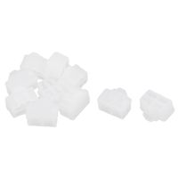 uxcell Silicone PC Ethernet Hub Port RJ-45 Anti Dust Cover Cap Protector Connector 10Pcs White