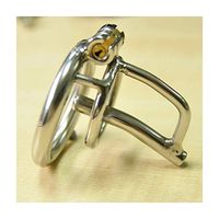 Bondage Stimulating Belt Accessories, Comfortable Sleek Toy for Relaxing Emotions, Invisible Lock Mini Cage for Men HAIWEHAO (Size : Ring 50mm)