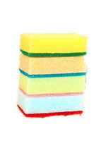 Da.Wa 20Pcs Extra Thick Multi-Colors Cleaning Scrunge Scrub Sponge for Smooth Surfaces Dirty Furniture Kitchen Dish