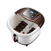 ZH Automatic Foot Bath, Massage Roller Heating Home Foaming Basin Pedicure Barrel