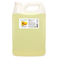 GreenHealth Peach Kernel Oil - 1 Gallon Plastic Jug w/Cap - 100% Pure Carrier Oil
