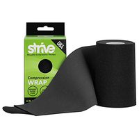 Strive Compression Therapy Wrap | Joint Pain Relief and Muscle Recovery for Wrist, Hand, Leg and More | 6 in x 60 in | Black | Made in the USA