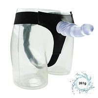 ZHMEZH Silicone Body Relax Waterproof Massage Hand-Free for Women Beginners Transparent