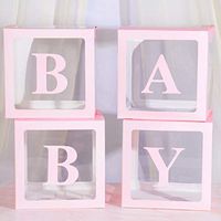 Ruipunuosi Balloon Box Balloon Transparent Box Baby Box Love Box Gift Box Birthday Box Wedding Birthday Valentine Decoration Gift Box