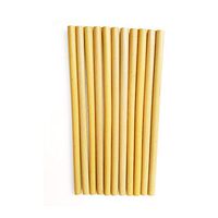 Liobaba 10PCS Bamboo Straw Eco Friendly Bamboo Drinking Straws Reusable Straws Party Kitchen Daily Supplies Accessories