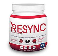RESYNC - Clinically Formulated, Circulation Superfoods Red Spinach, Beet & Aronia Extracts. Nitric Oxide Booster, Inflammatory Support, Recovery Supplement with Antioxidants (30 Servings)