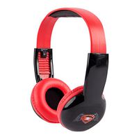 Batman Vs. Superman HP2-03094 Kid Safe Headphone 3.5mm Jack, Soft Cushioned Ear Pieces, Fully Adjustable Headband With Volume Limiting Technology, Soft, Cushioned Ear Pads, Wired Technology, Black/Red