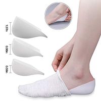Invisible Height Increase Insole,Wearable Heel Cushion Inserts Shoe Soft Silicone Heel Lift Insole Leg Increase Cushion for Women Men (SEBS-1.5cm)