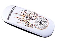 Indian Style Glasses Case Protective Holder Hard Leather Eyeglasses Case - 03