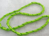 24 Strip 3/8" Ribbon Craft/Wedding/Party Fushia (Green)