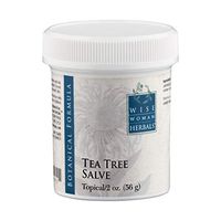 Wise Woman Herbals - Tea Tree Salve - 2 Oz - Natural Aid for Common Causes of Skin Irritation, Promotes Normal Healthy Skin, Helps Aid Dry Itchy Skin and Irritation on Toenails, Fingernails, and Body