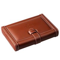 Humidors Cigar Box Cedar Wood Cigar Portable Cigar Box (Color : Brown, Size : 15.221.54.2cm)