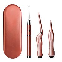 3 Pack Ear Wax Removal Tool with Light - Ear Pick Cleaner Tools Kit for Humans, Earwax Spoon Digger & Tweezers for for Adults Kids