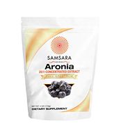 Samsara Herbs Aronia Berry 20:1 Extract Powder (4oz/114g) - Antioxidant, Flavenoids and Polyphenols Supplement - High ORAC - Native American Berry - Enjoy Better Quality of Life, Improved Wellbeing