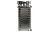 IM Corona Old Boy Chrome Engine Turned Pipe Lighter