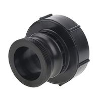 Baosity IBC Tote Tank Drain Adapter 2'' COARSE Thread for Garden Hose