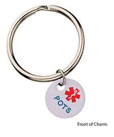 POTS Medical Alert Keyring