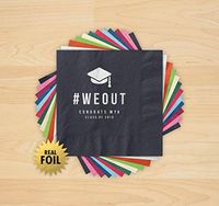 We Out! Foil Napkins - Set of 200-4229_HOL