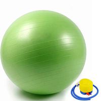 YKXIAOSI Pilates Ball, Mini Exercise Ball, Pilates, Physical Therapy, Stability Exercise Training Gym-Green-40cm