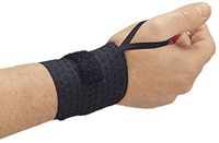 Allegro Industries 7211 RIST‐Rap Wrist Support, One Size, Black, Pair