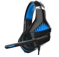 PS4 Headset Gaming Headset for PC Xbox One Headphones with Mic Headset for Gaming Computer (Blue)