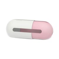 [ABLUE] Power Capsule Premium Multi-tap, Cable Management Box/Size Adjustable/Desk, TV, Computer, USB Hub, Power Strips, Surge Protector, Cord System Cover & Hide (Pink)