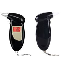 XuBa Digital LCD Alcohol Breath Tester Quick Response Professional Backlit Display Breathalyzer Audible Alert