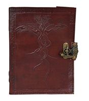 Handmade Journal Embossed Leather Journal Note Book Blank Dairy Note Book