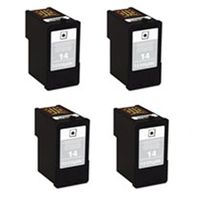 Amsahr 18C1954 Lexmark 18C1954, X2690 Remanufactured Replacement Ink Cartridges, 4-Pack, Black