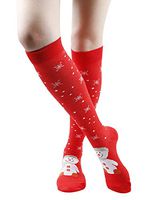 Gnpolo Christmas Compression Socks for Women & Men 15-20 20-30 mmHg Best Graduated Athletic Running Flight Travel Nurses Stockings
