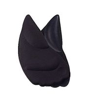 Gentle Meow 2 Pairs of Forefoot Front Half Insoles Arch Support Insert Shoe Pads, Black