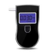 DragonPad Digital Breath Alcohol Tester LCD Breathalyzer Meter Analyzer Detector (Black) (Without Battery) Black