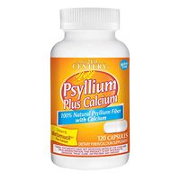 21st Century Psyllium Plus Calcium, 120 Capsules