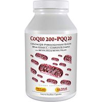 Andrew Lessman Coenzyme Q-10 200 Plus PQQ 20-120 Capsules – Maintains CoQ10 Levels, Optimum Cellular Energy, Promotes Energy Production, Supports Heart, Brain, Liver, Kidney, Pancreas. No Additives