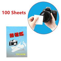 LERORO 100 Sheets Microscope and Camera Lens Cleaning Paper Soft Eyeglasses Sunglasses Cleaning Tool (1510 cm,2 Packs of 50 Sheets)