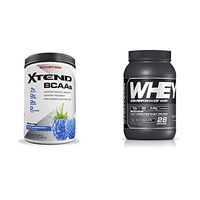 Scivation Xtend BCAA Powder, Blue Raspberry, 30 Servings + Cellucor Cor-Performance Whey Protein, Molten Chocolate, 2lbs