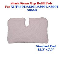 5 pcs Standard Rectangular (12.5x7.5") Shark Euro Pro Steam Mop Pads Replacement S3101 S3250, S3901 S3601 S3501 XLT3501