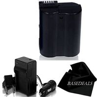 Replacement Nikon EN-EL15 / ENEL15 Battery + Cloth + Extra Charger for Nikon D7000, D7100, D7200, D750, D810, D810E, P7000, P7100 and P7700 DSLR Cameras