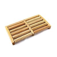 Foot Massage Roller Easter Gift ROOVON Mothers Day Fathers Day Gift Wooden Dual Foot Roller Relief Plantar Fasciitis Foot Leg Pain Health Care,6 Rows