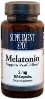 Melatonin, 180 Capsules, 3 mg